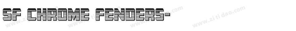 SF Chrome Fenders字体转换
